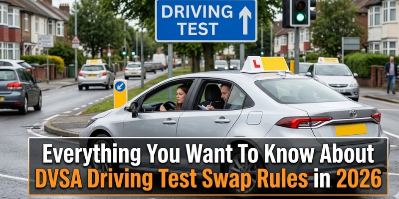 New DVSA Driving Test Swap Rules in 2026 Explained
